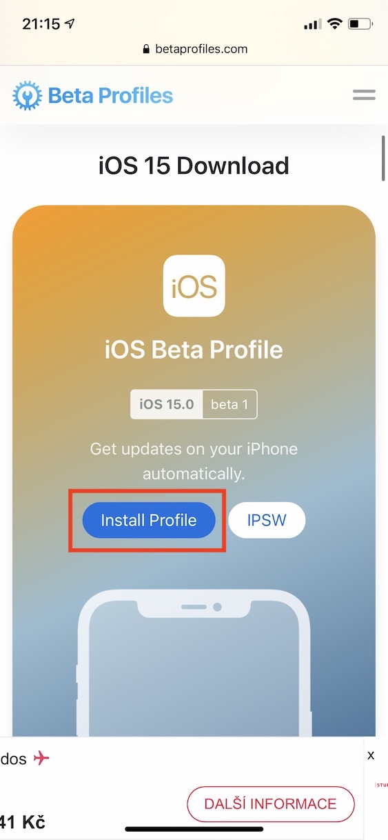 Jak již nyní nainstalovat iOS 15, iPadOS 15, tvOS 15
