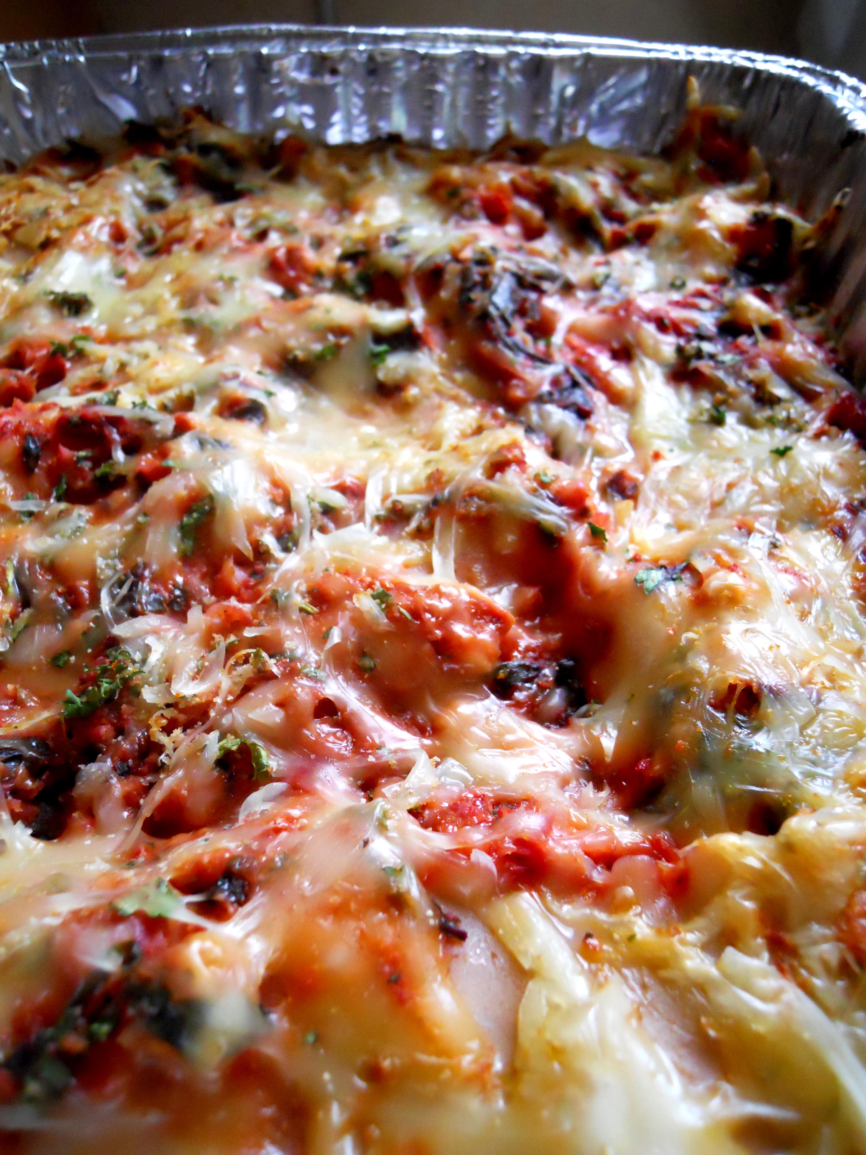 NoTomato Lasagna food with presence