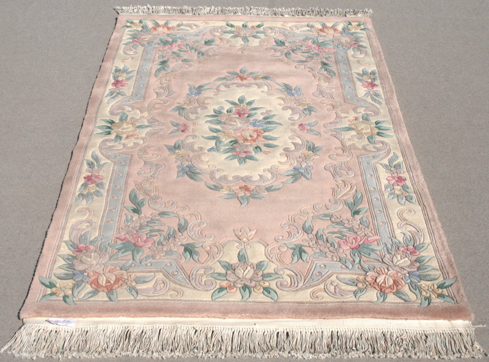 RRA 4x6 Chinese Aubusson Design Light Pink Rose Rug 29237 eBay