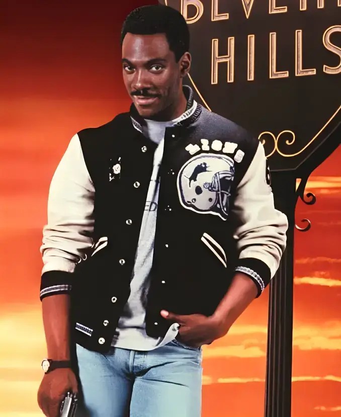 Axel Foley Detroit Lions Varsity Jacket Jacket Era