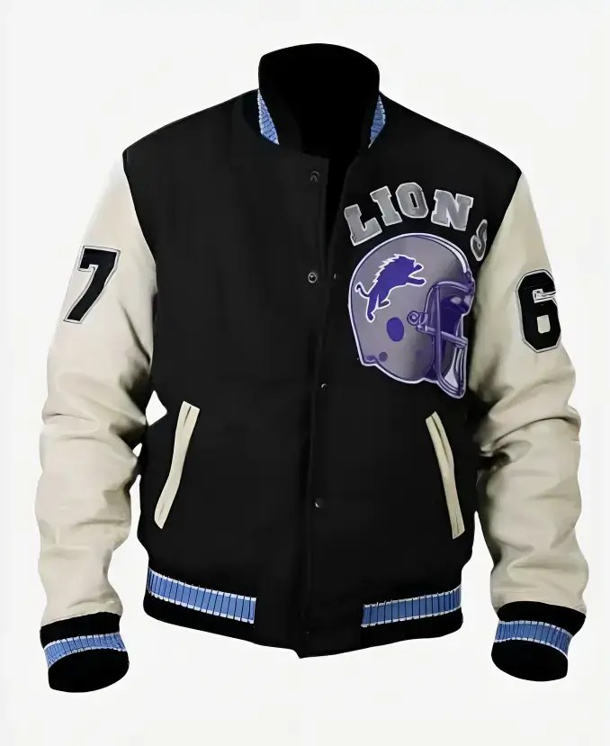 Axel Foley Detroit Lions Varsity Jacket Jacket Era