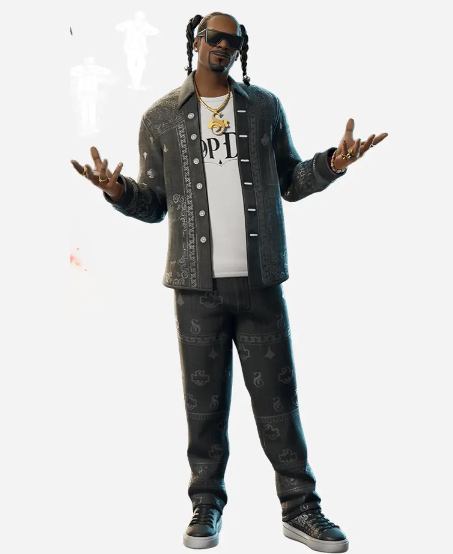 Fortnite Chapter 2 Snoop Dogg Tracksuit LBC ‘93 Dogg Outfit