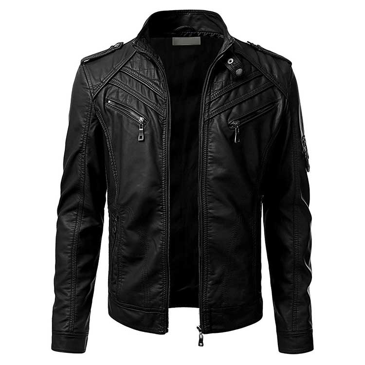Buy Leather Biker Jacket For Men in New Zealand Mens Jacket Auckland