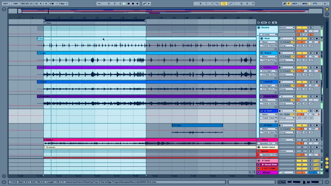 Multiple Ableton Live Tracks StudioTrix