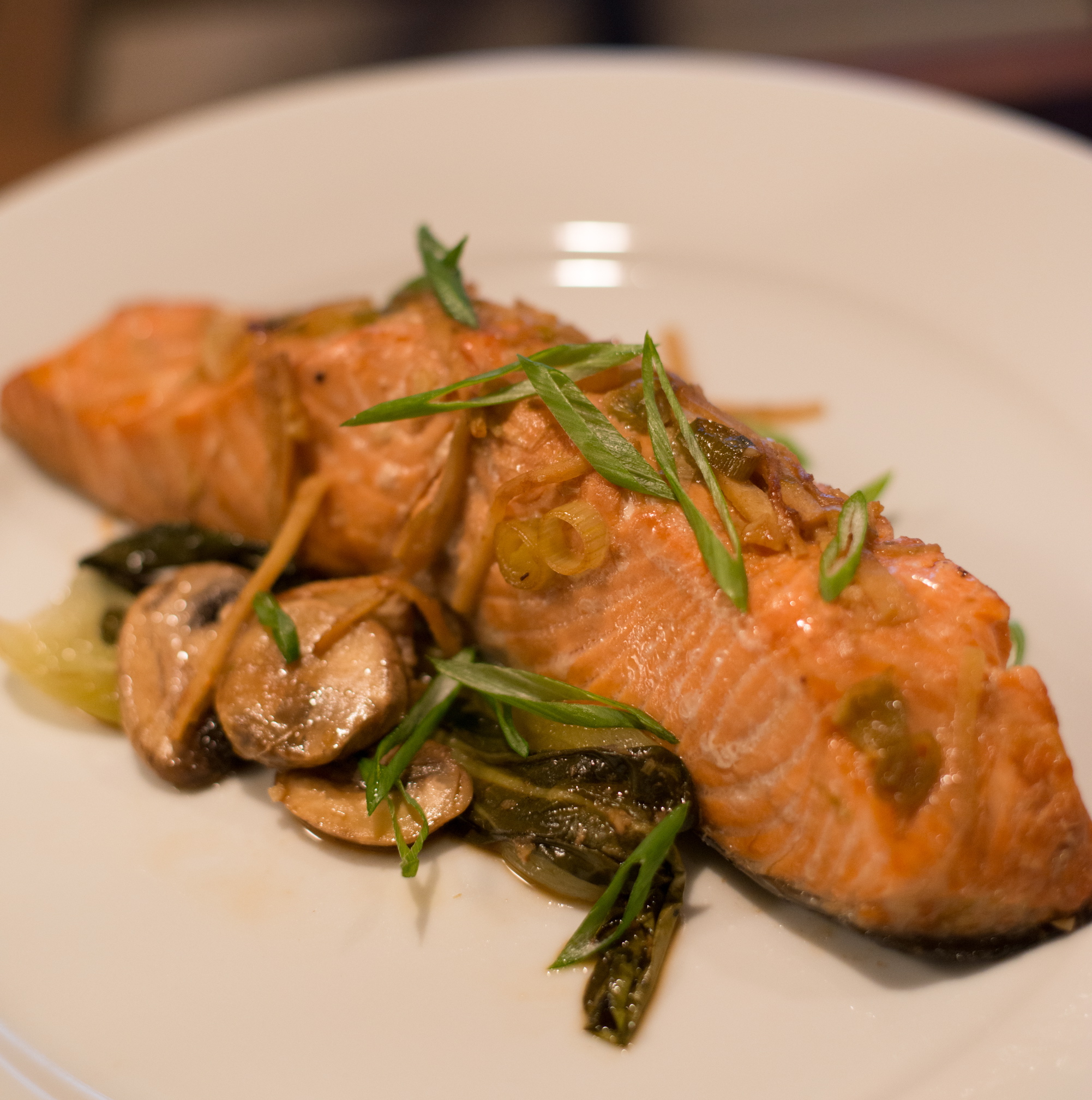 GlutenFree AsianMarinated Salmon en Papillote