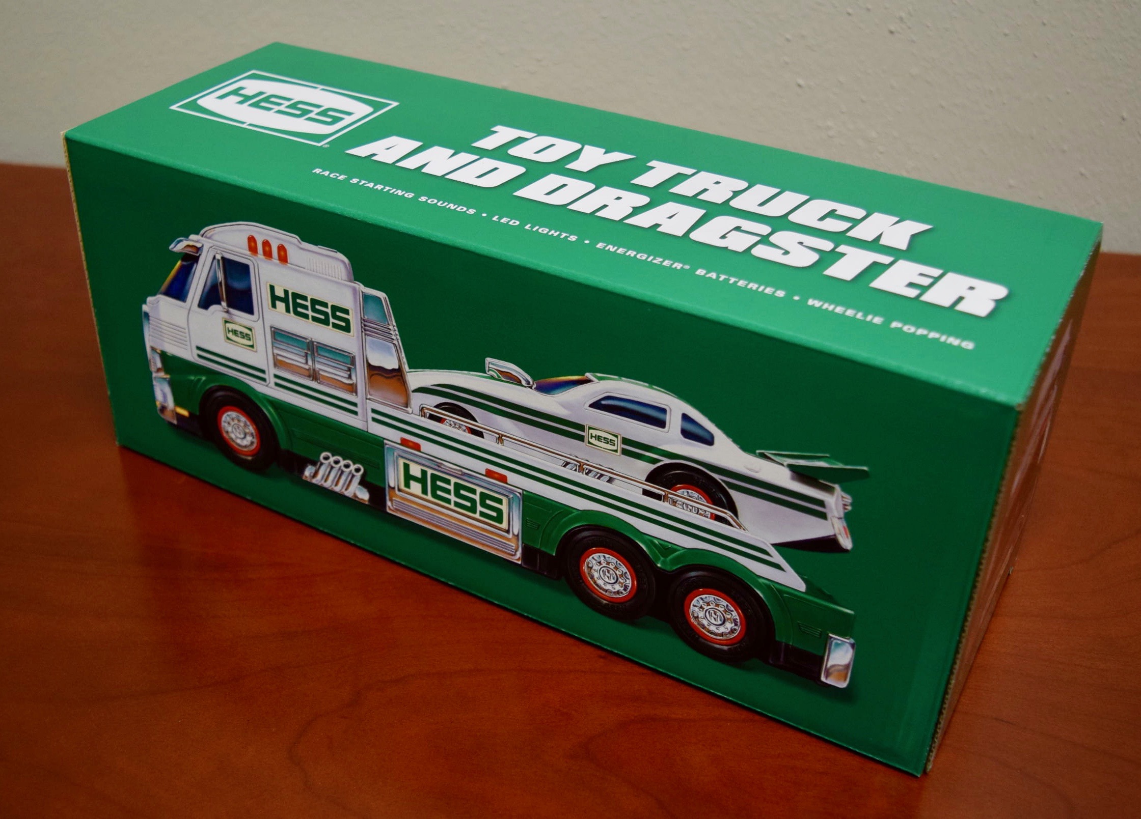 Hess 2016 Truck and Dragster Plus Poster Pair Jackie's Toy Store