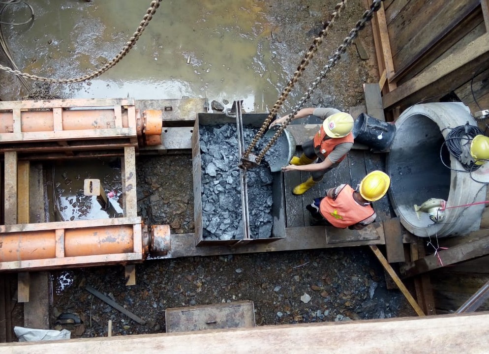 Pipe Jacking Works (Manual) PT. Jackindo Aneka Karya