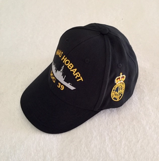 HMAS HOBART DDG39 Uniform Ball Cap (awd) RAN Uniforms, Navy