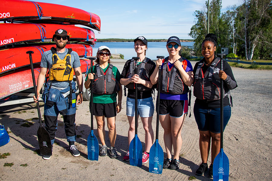 Intro to Lake Canoe Yellowknife Paddle Canada