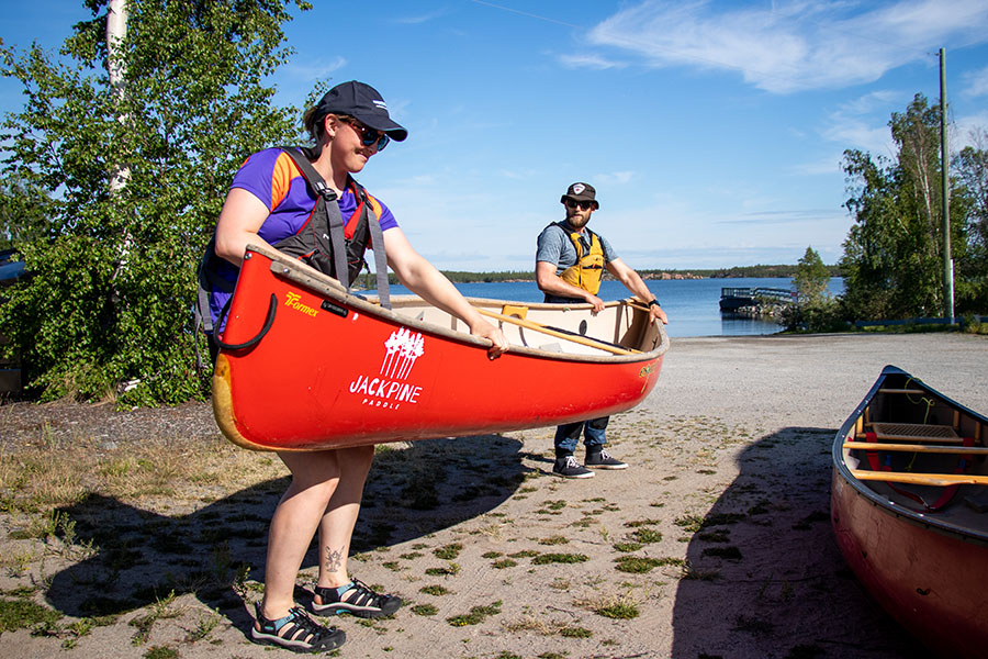 Intro to Lake Canoe Yellowknife Paddle Canada