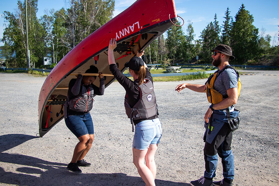 Intro to Lake Canoe Yellowknife Paddle Canada