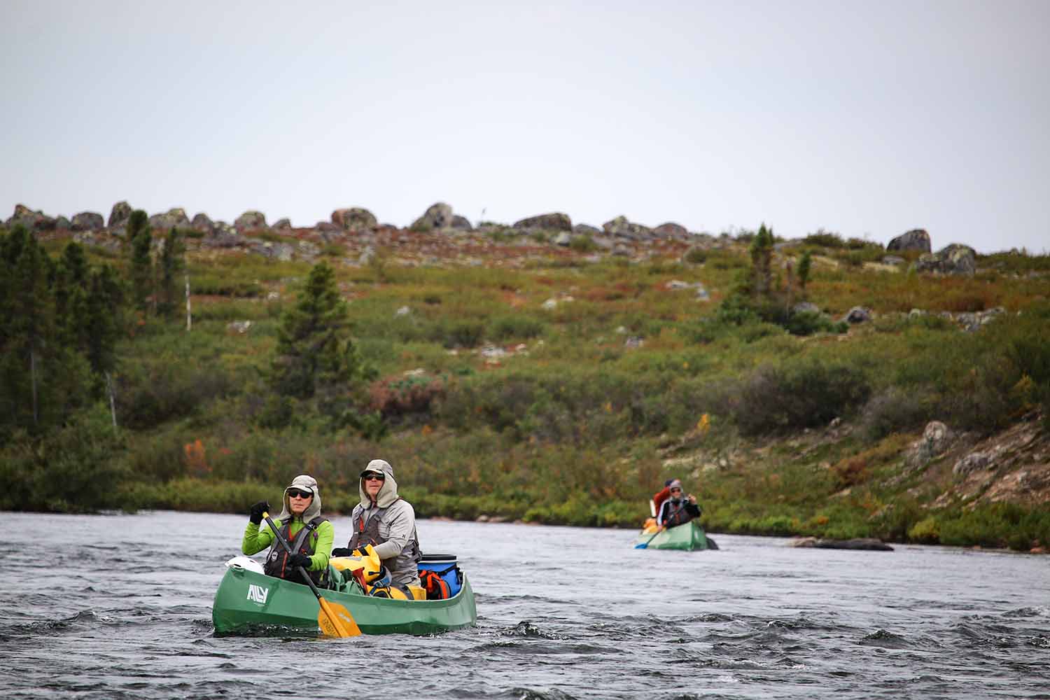 Elk River Canoe Adventure in Northern Canada Tundra Canoe Trips