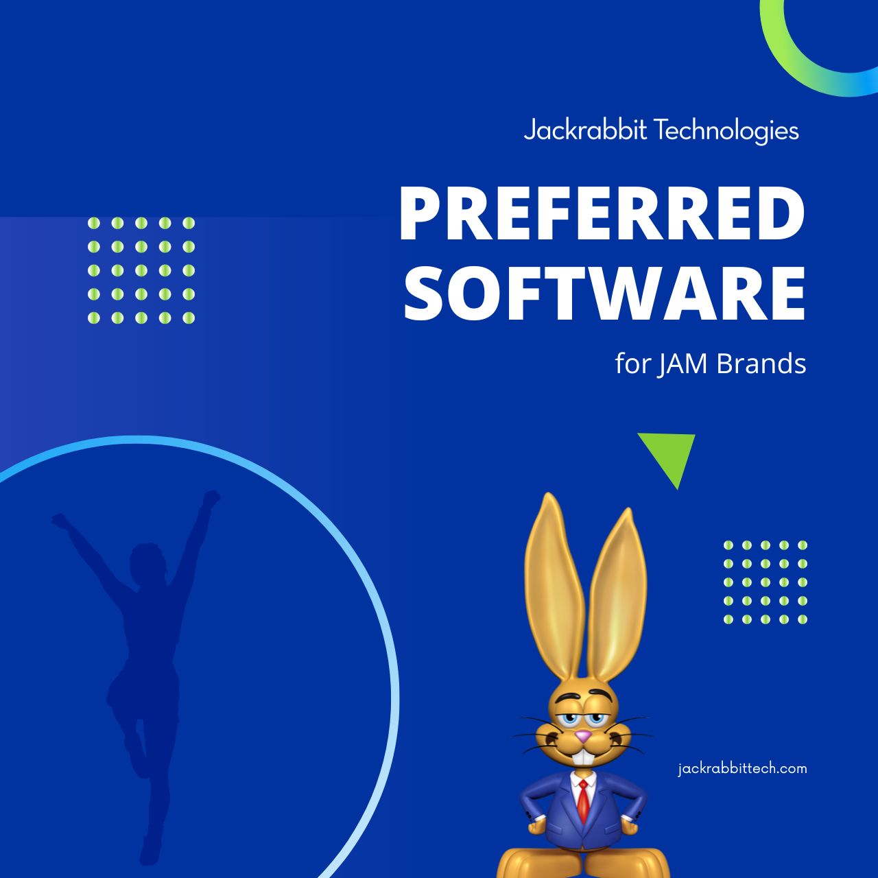Jackrabbit Chosen as Preferred Cheer Gym Software by The JAM Brands
