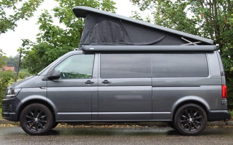 VW T6 Campervan Indium Grey Metallic Jack's Shack Campervans and