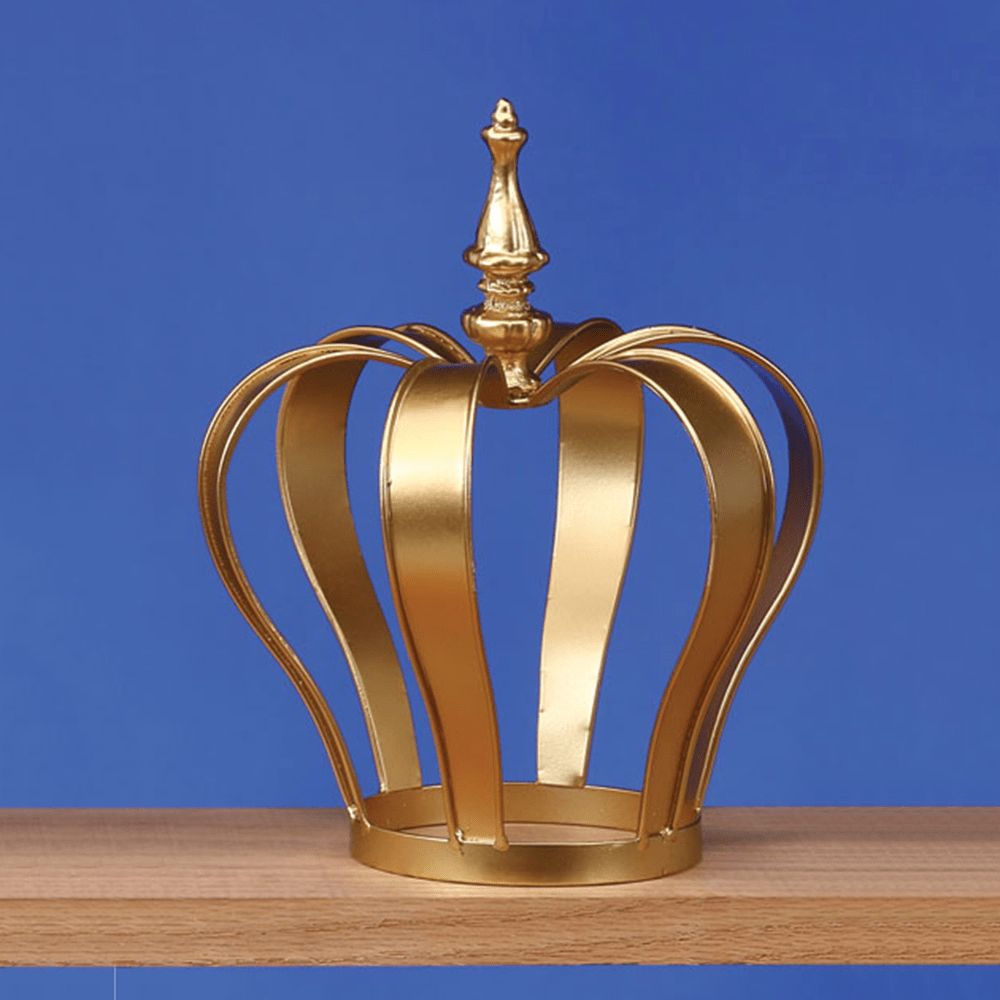 Metal Crown Centerpiece8.75"x7" Jacks Dollar