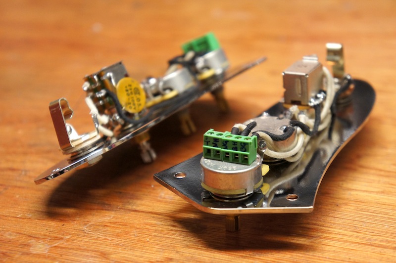 Prewired &quot;DubPlate&quot; Jazz Bass Control plate Jack's