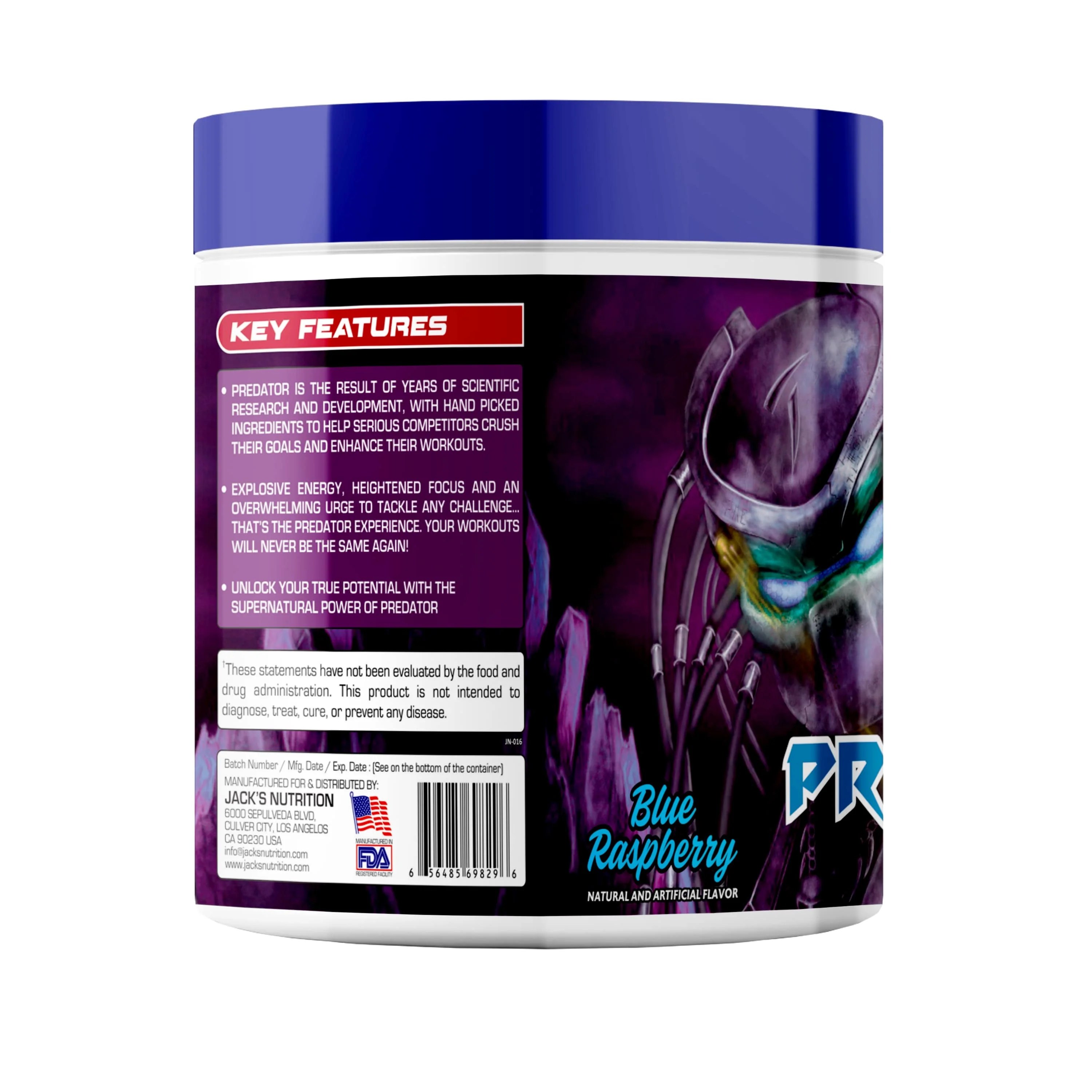 Buy Jacks Nutrition Predator Pre Workout, 30 Servings