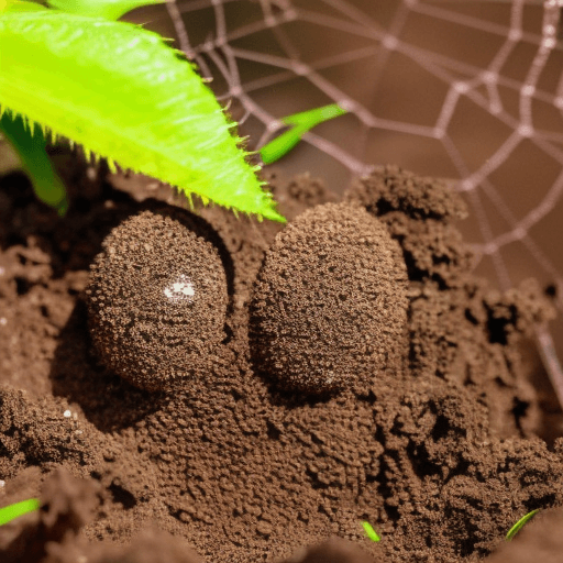 Spider Eggs In Plant Soil Jacks Of Science