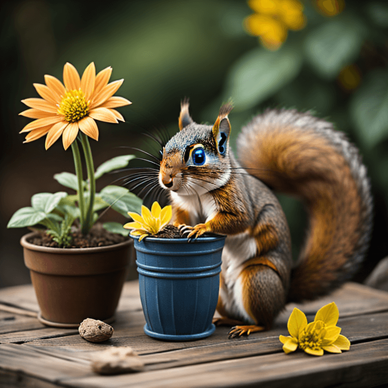 How To Keep Squirrels Out Of Potted Plants Jacks Of Science