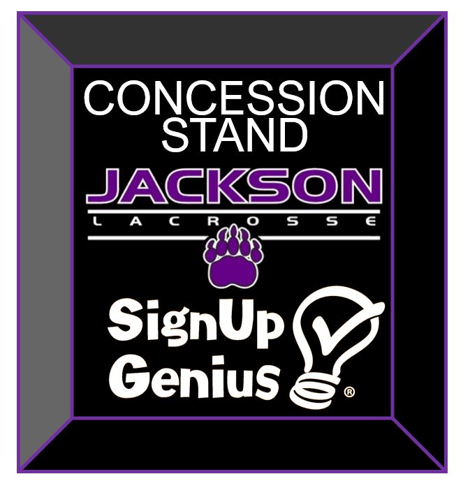 Concession Stand Sign Up Jackson Bears LAX