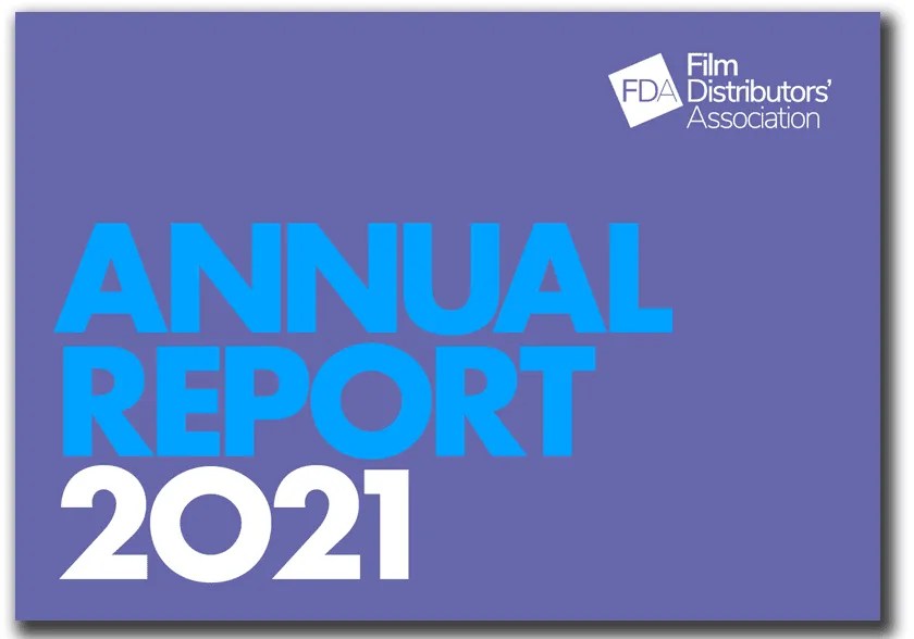 Film Distributors' Association Annual Report designed by JacksonBone