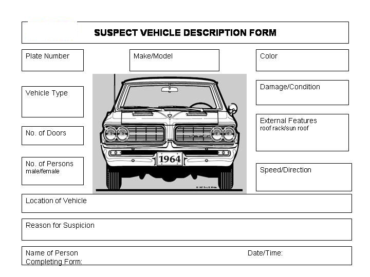Reporting Vehicles to Law Enforcement Scanner Group