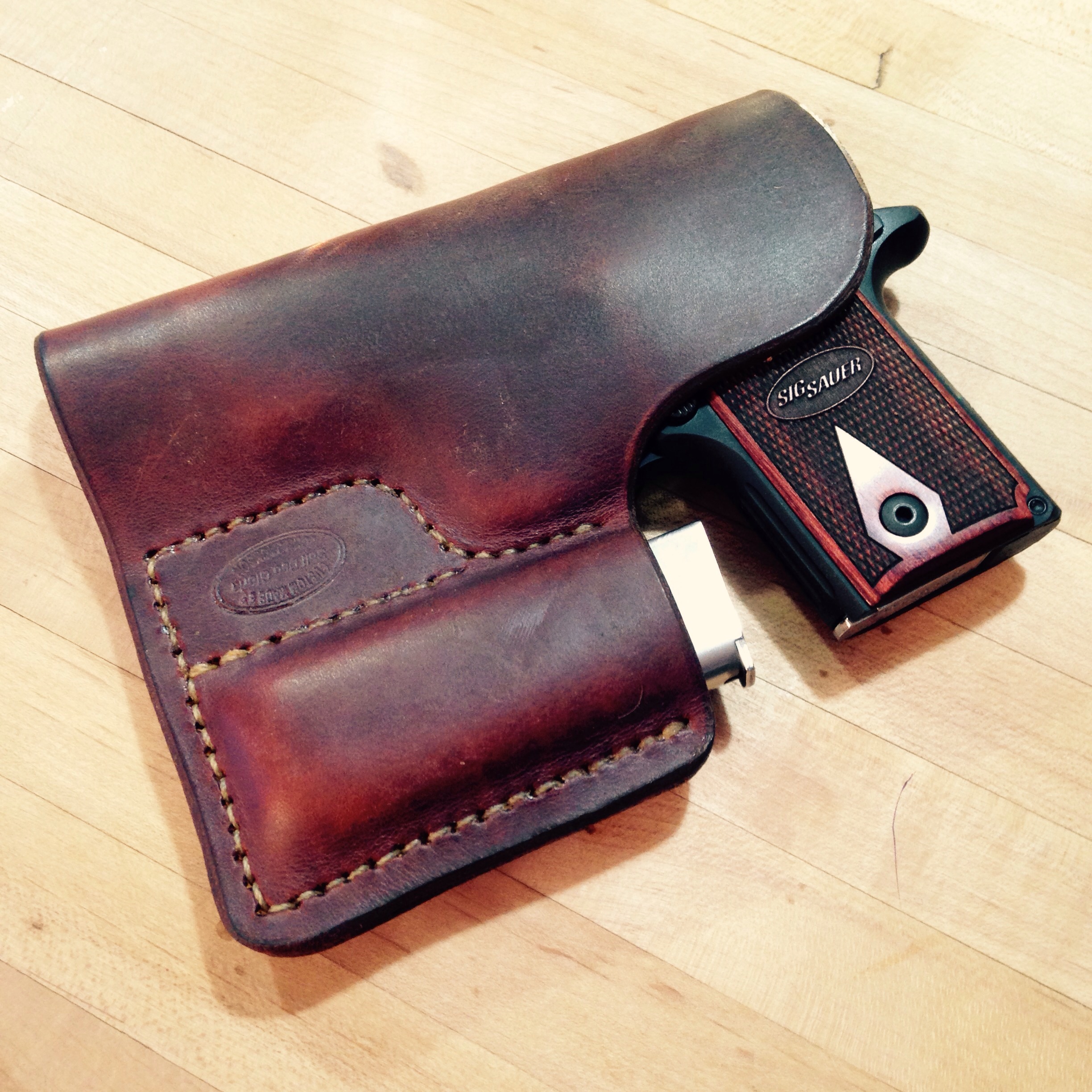 Pocket +Mag/P238, Great quality holster Jackson LeatherWork, LLC