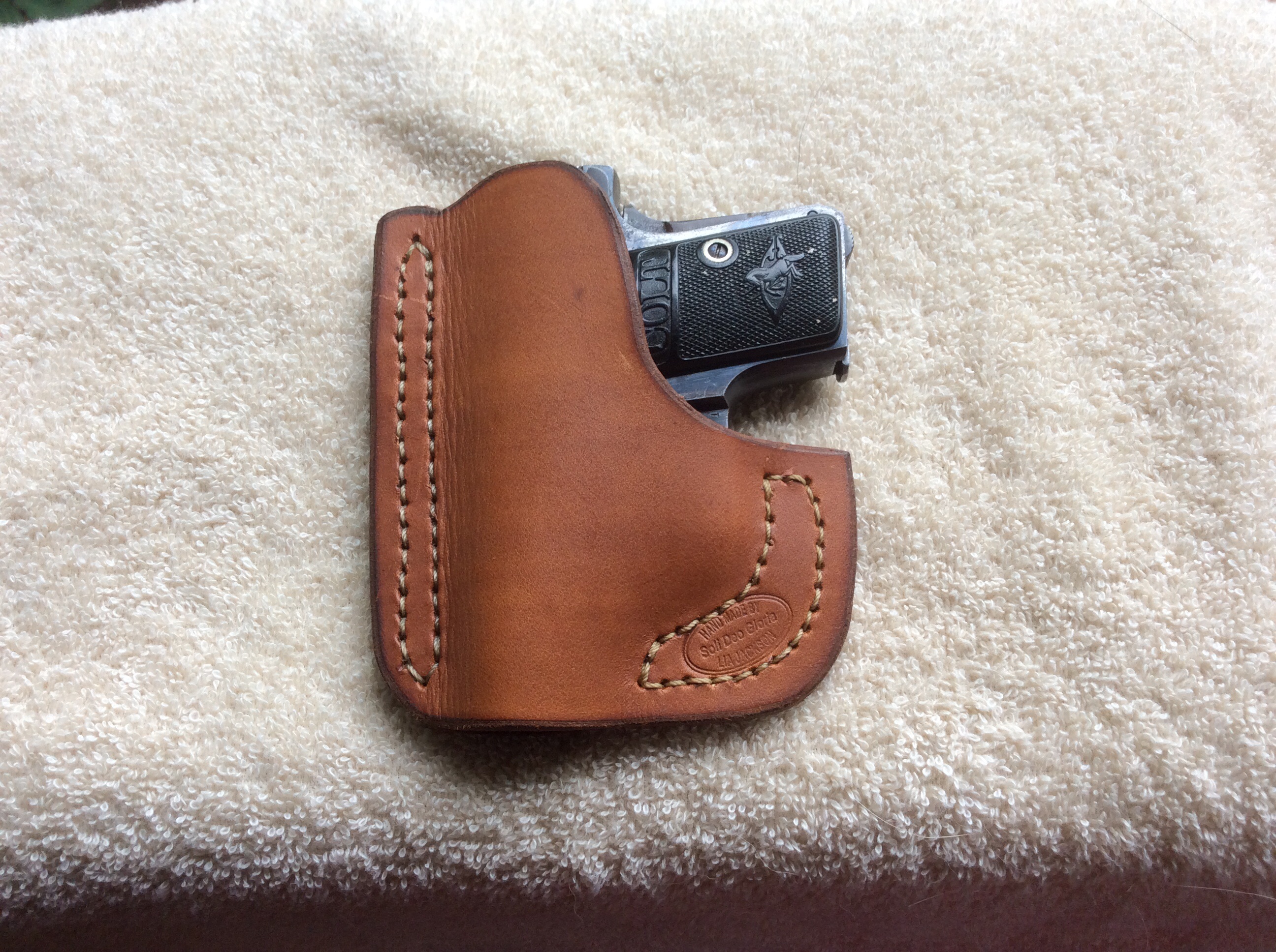 WellMade Pocket Holster 1908 colt Jackson LeatherWork, LLC