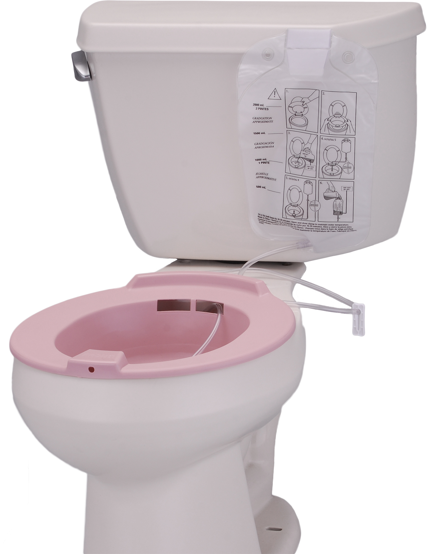 4 INCH PADDED TOILET SEAT RISER Jackson Medical Supply