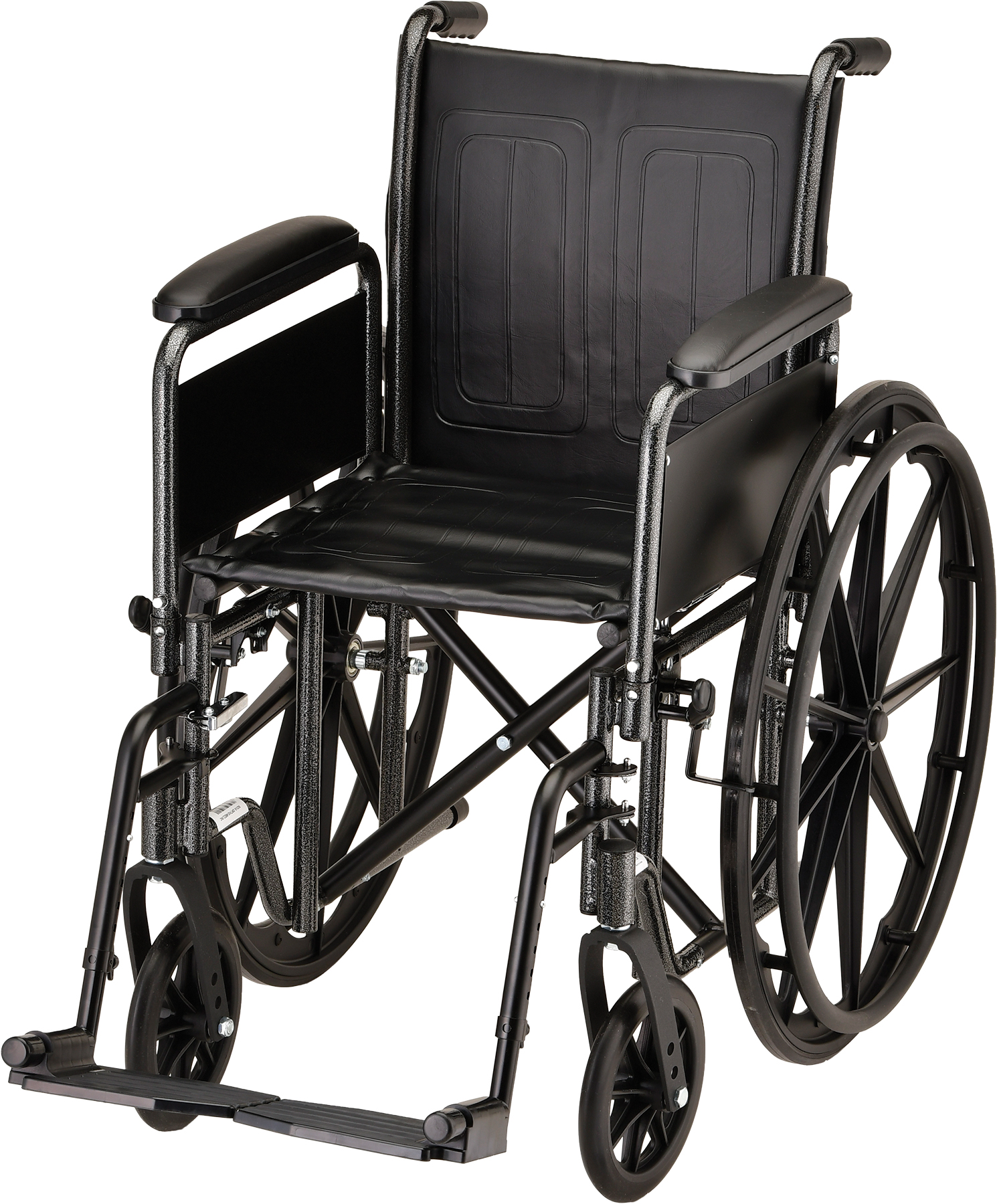HAMMERTONE WHEELCHAIR 16 INCH WITH DETACHABLE FULL ARMS & SWINGAWAY