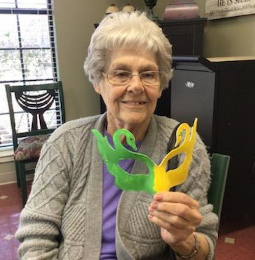 Cypress Creek Baptist Church makes blankets for Forest Haven Nursing