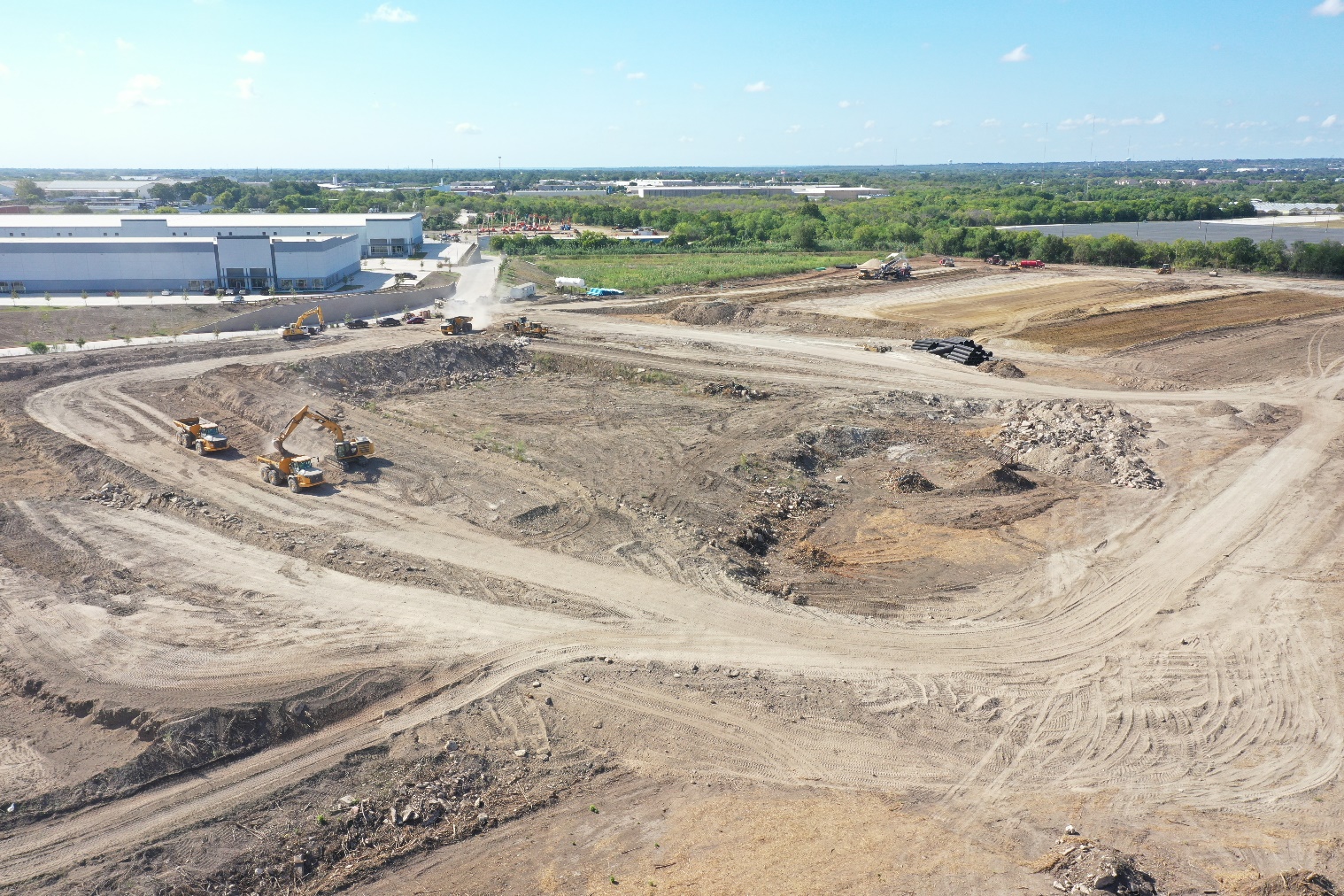 Site Cleared at Centerpoint Logistics Park Phase II in San Antonio