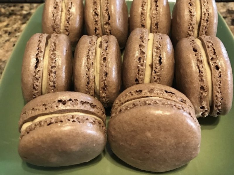 Chocolate Peanut Butter Macarons Recipe Jacksons Job
