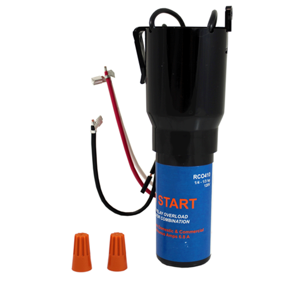 Supco RCO410 Hard Start Kit for Refrigerators, 3in1