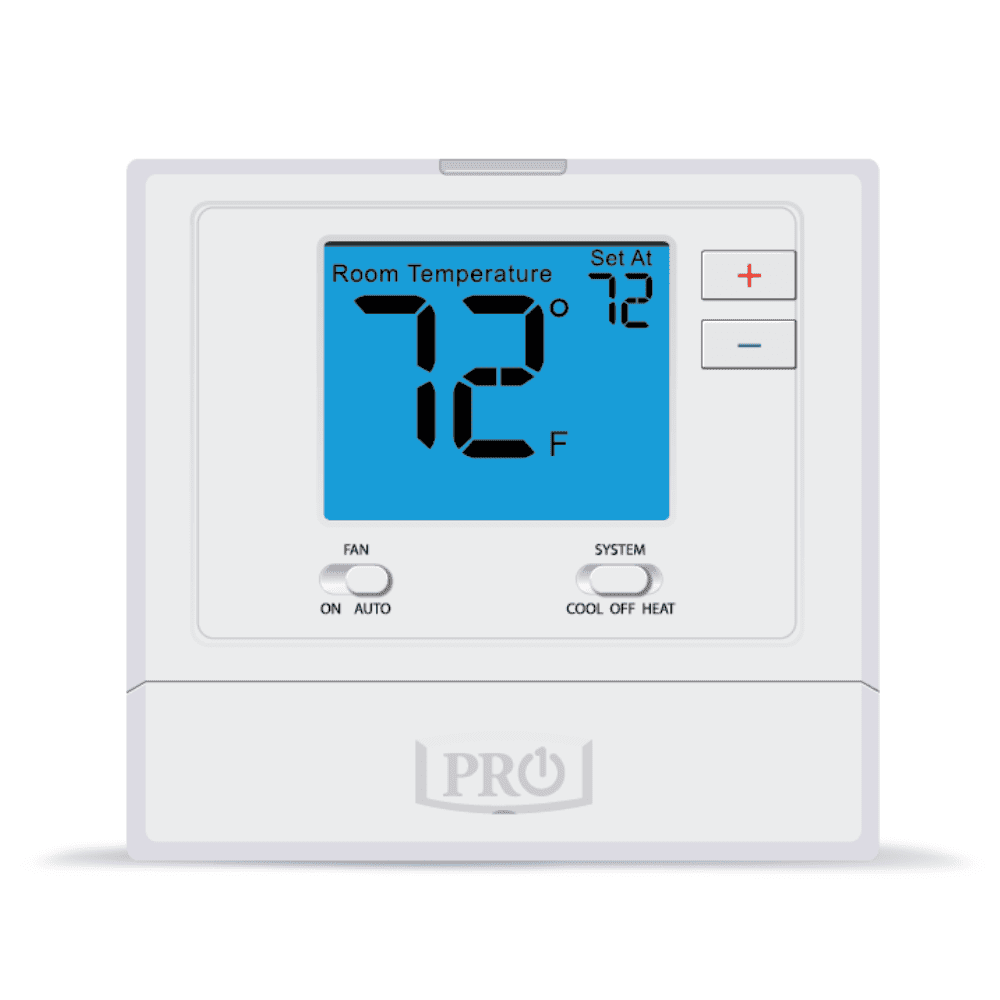 Pro1 IAQ T701 NonProgrammable 1H/1C DualPowered Thermostat
