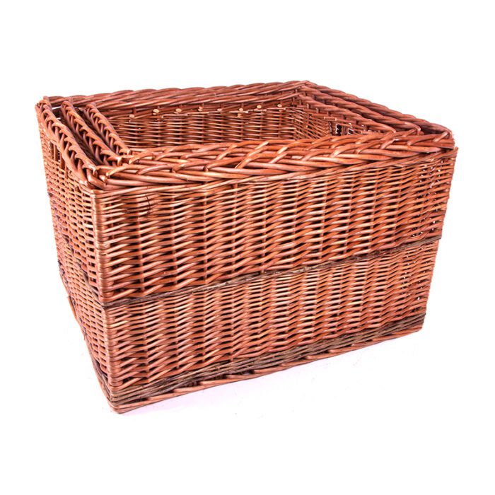 Somerset Rectangular Log Jack Straws Baskets