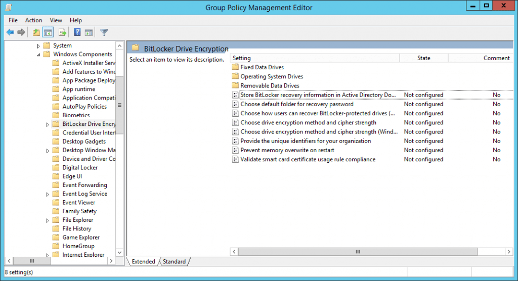 [Tutorial] Configuring BitLocker to store recovery keys in Active