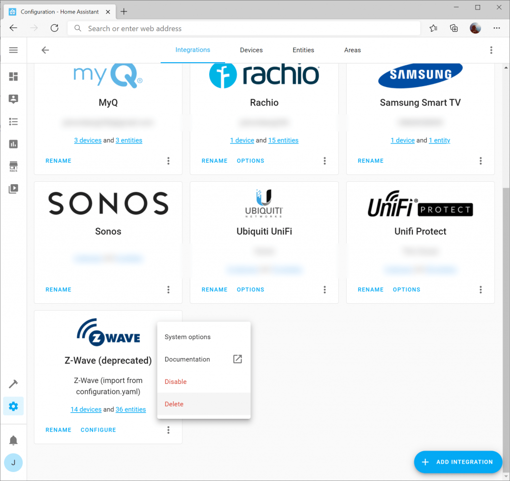 How to upgrade Home Assistant ZWave integration to ZWave JS for