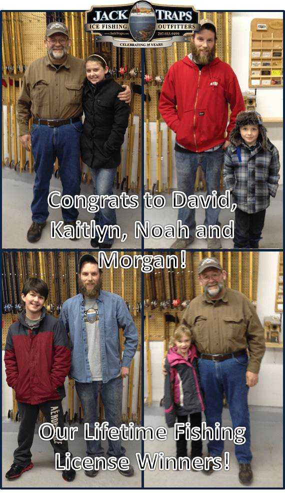 Congrats to the Winners! Jack Traps Ice Fishing Traps and Tip Ups