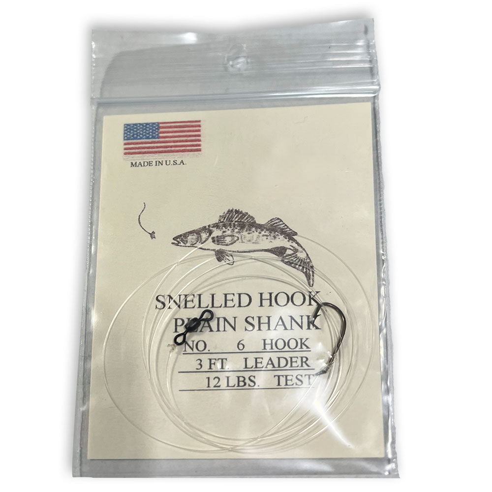 Jack Traps Approved Hook, 3 ft Leader and Swivel Jack Traps Ice Fishing Traps and Tip Ups