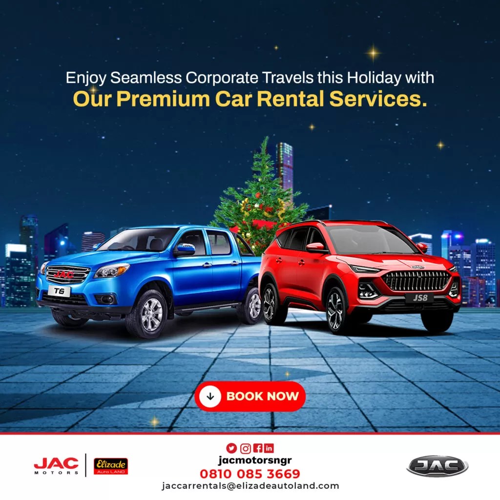 JAC Presents Exclusive Holiday Car Rental Offers JAC Motors Nigeria