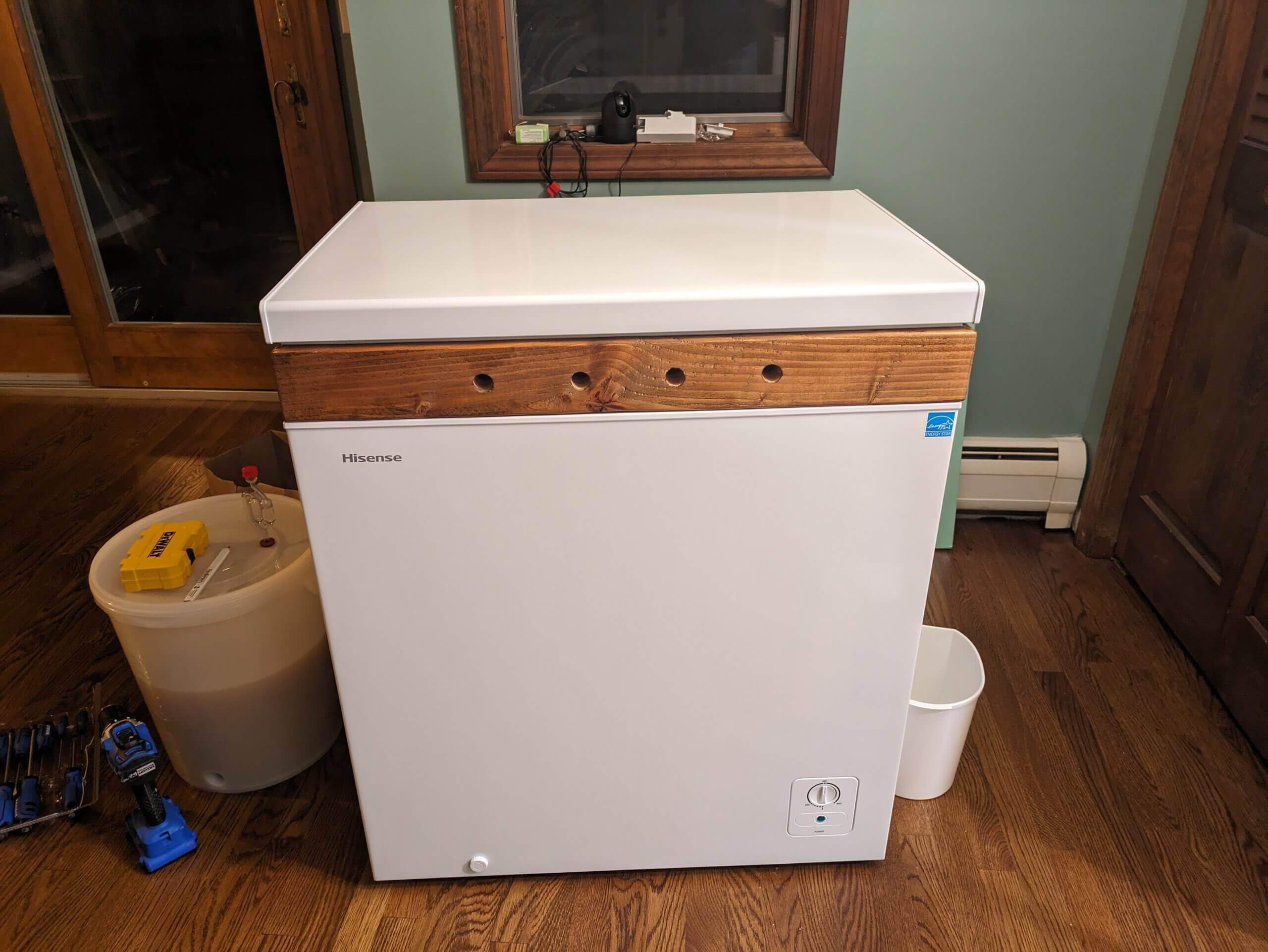 4 Tap Keezer Build Using A Hisense Chest Freezer — Jacob