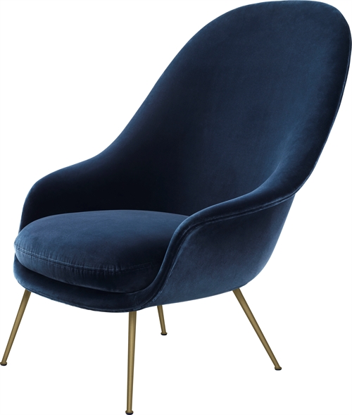 GUBI BAT Fuldpolstret Lænestol Lounge Chair High Back
