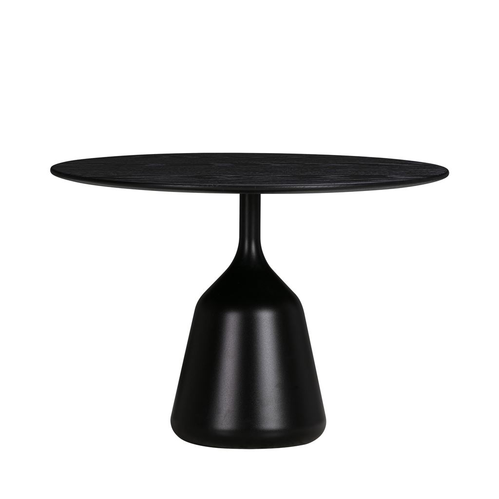 Wendelbo Coin Side Table Low Ø 58 cm Black Stained Oak