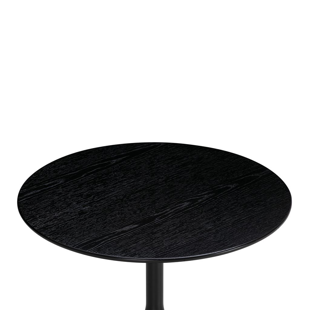 Wendelbo Coin Side Table High Ø 45 cm Black Stained Oak