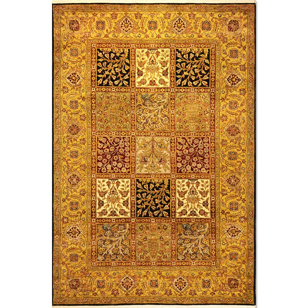 Garden Design Wool Rug BK5031 (5’10” x 8’9”) Jacobsen Oriental Rugs