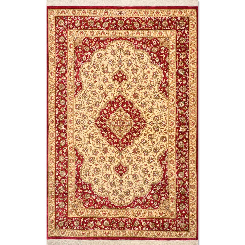 GHOUM SILK Rug MJ3213 (3’3″x5′) Jacobsen Oriental Rugs