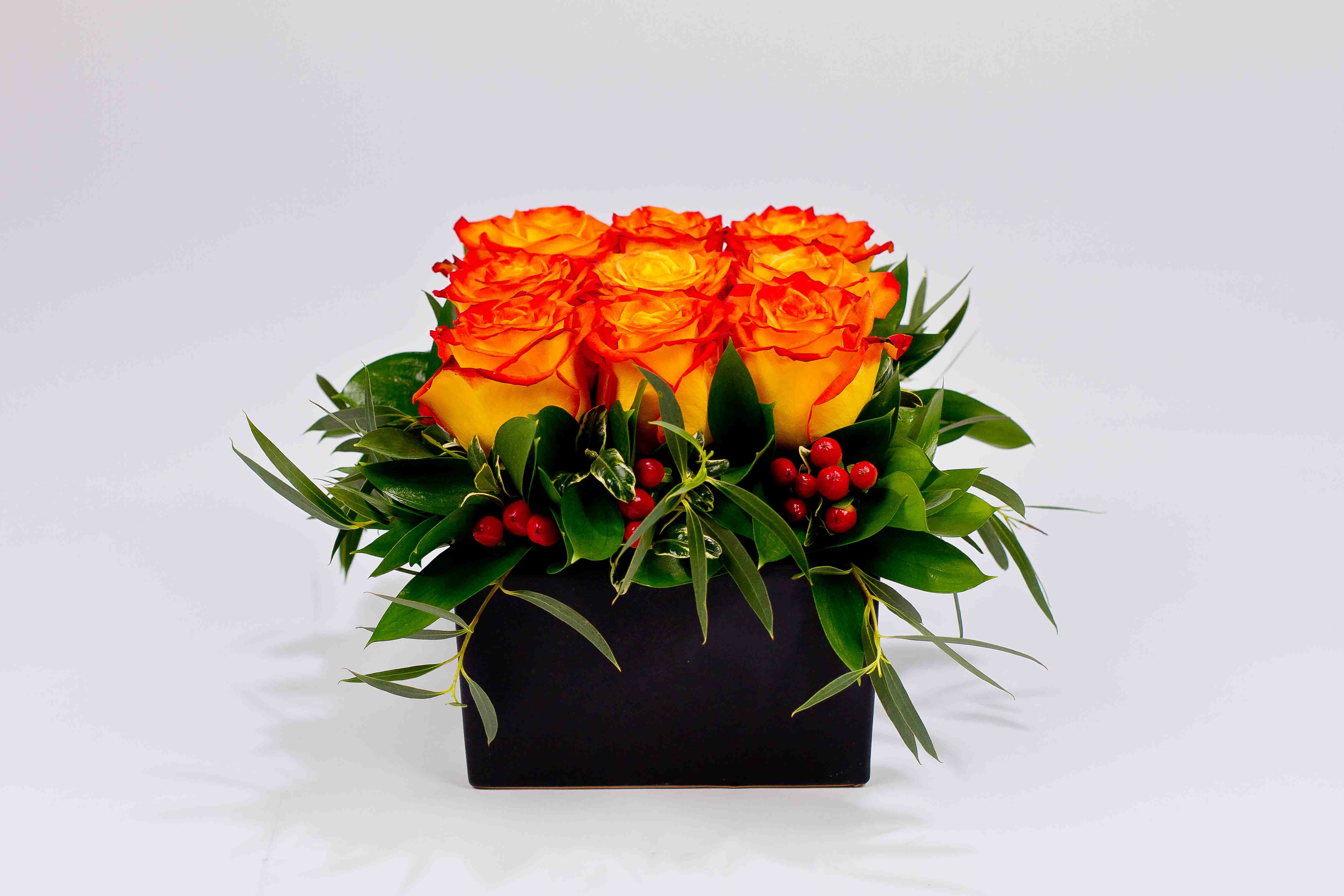Compact Rose Arrangement Jacobsen's Flowers & Gift Baskets