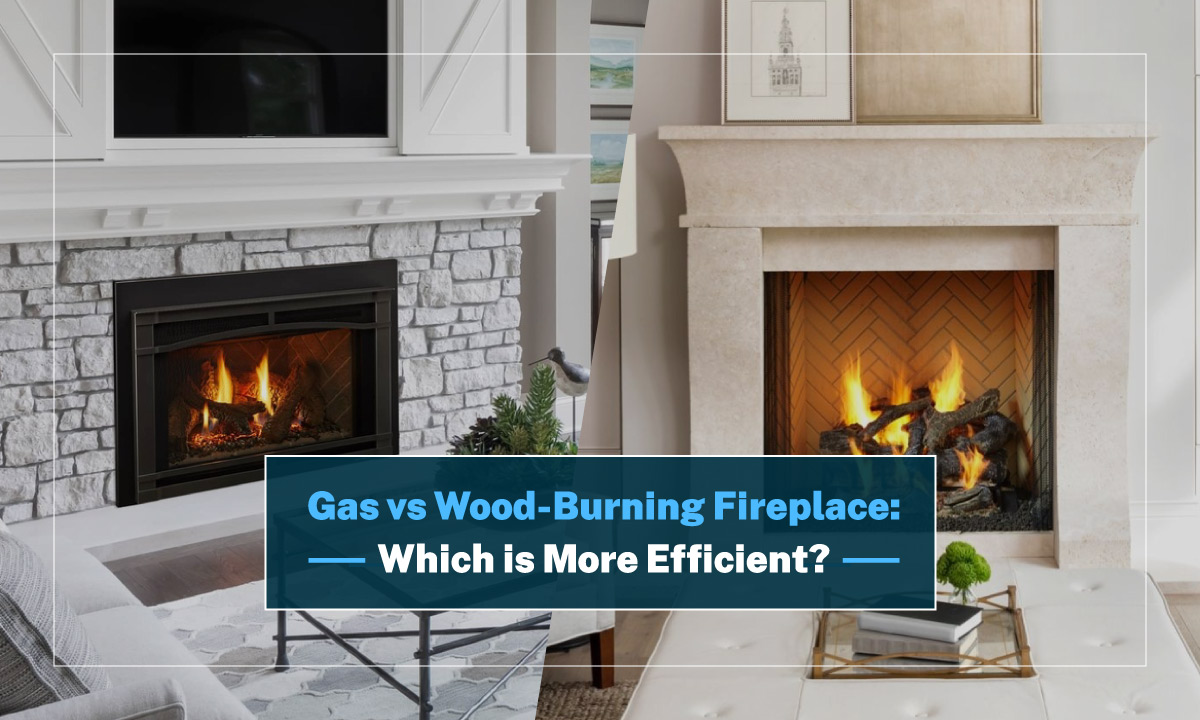 Gas vs WoodBurning Fireplace Which is More Efficient?