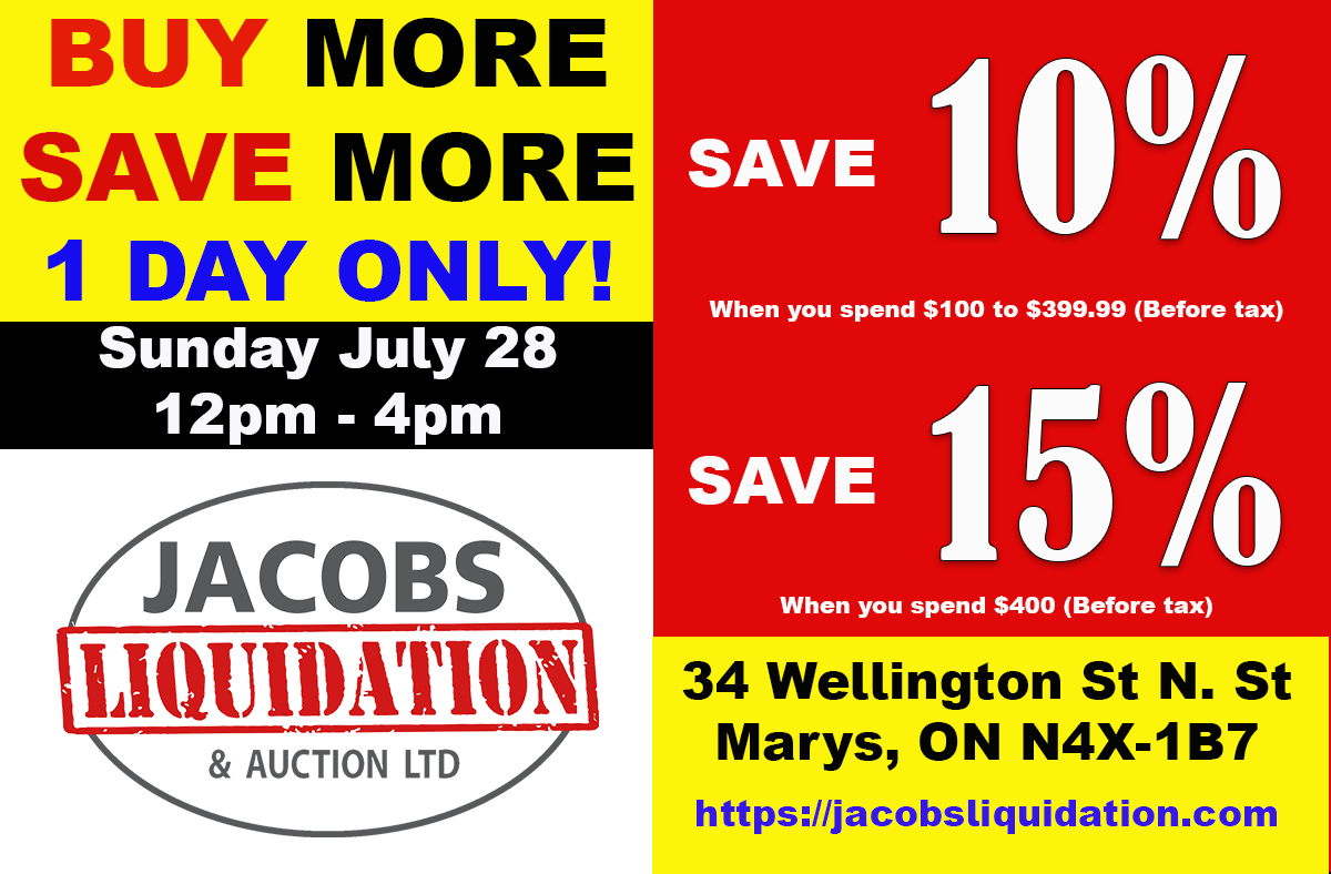 4hoursale Jacobs Liquidation & Auction Liquidators Store